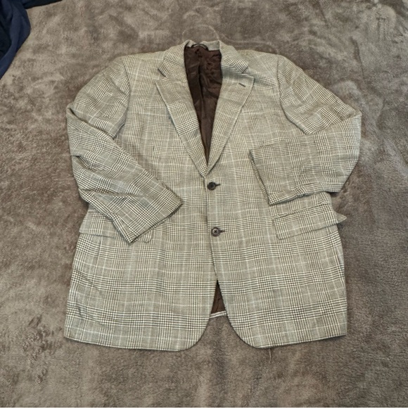Brooks brothers blazer sz 44 brown - Picture 1 of 7